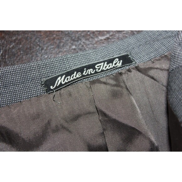 Valentino Uomo Men 2 Button Notched Lapel Gray Blazer Suit Jacket Sport Coat 44R - Picture 8 of 8